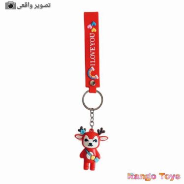 خرید جاکلیدی سیلیکونی طرح گوزن