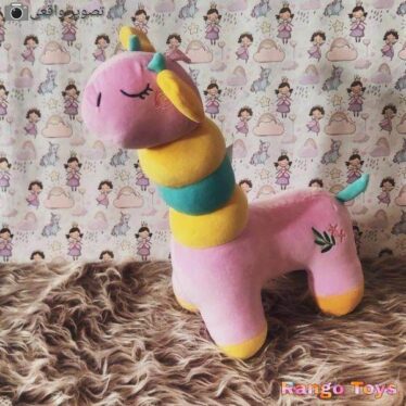 عروسک زرافه گردن حلقه ای - Image 2