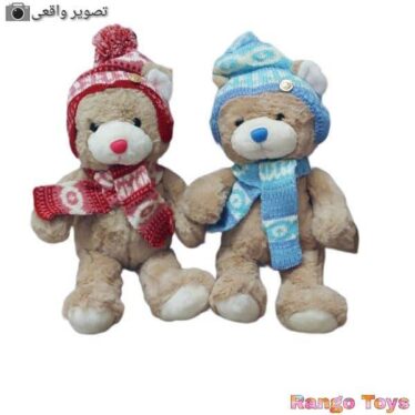 خرید عروسک خرس کلاه دار