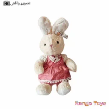 عروسک خرگوش لباس سارافونی - Image 1